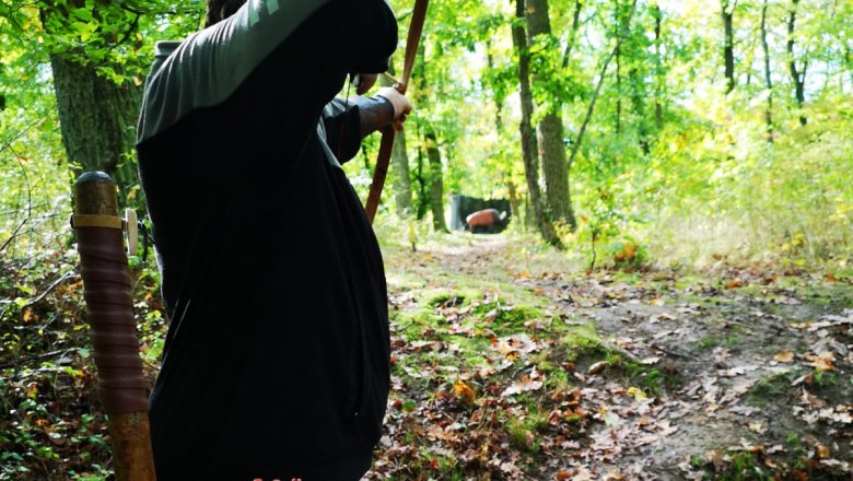 3D archery course, &copy; Peter Aufmesser