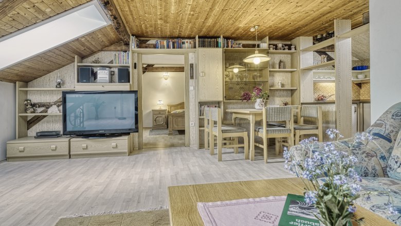 Spacious living room with kitchen area, © Andreas Biedermann Spacious living room with kitchen area, © Andreas Biedermann