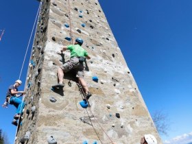 Seit 2017 kann die Warte auch von Kletterern genutzt werden., &copy; schwarz-koenig.at