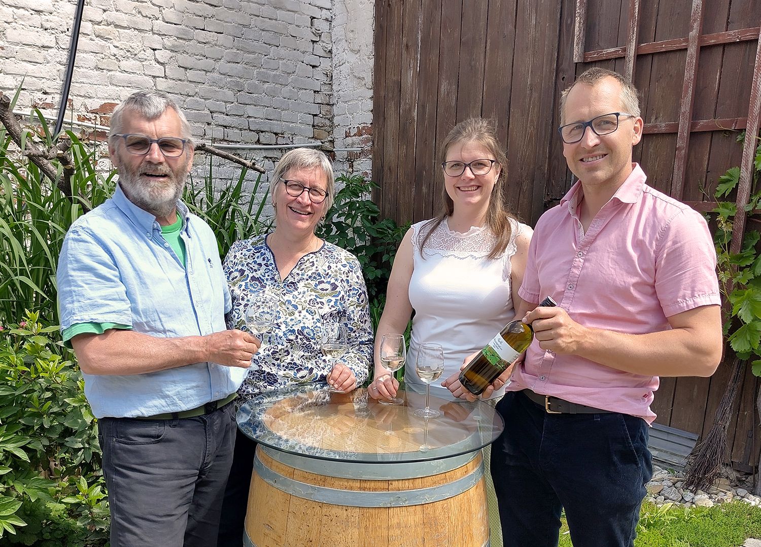 Rudi, Hilde, Maria and Thomas Parth