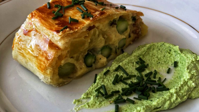 Asparagus strudel
, © Wirtshauskultur