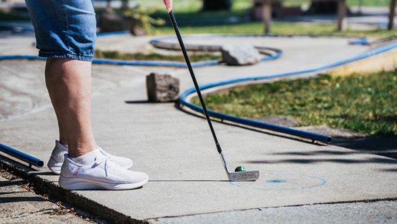 Minigolf course lane 12