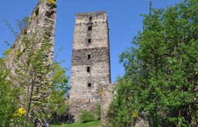 The keep of the Schauenstein Castle ruins, © Leopold Hollensteiner