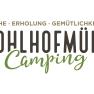 Logo of Kohlhofmühl Camping with the words peace, relaxation, coziness.