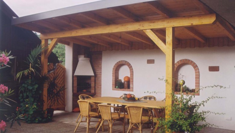 Gazebo at the Schweigl guest house, &copy; Familie Schweigl