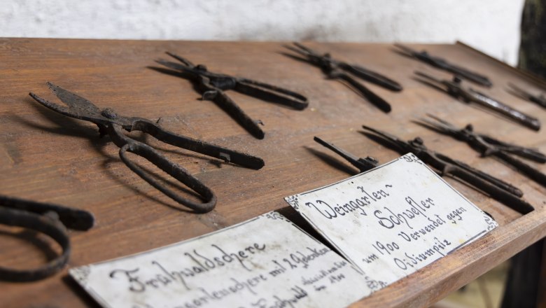 Historic vineyard shears