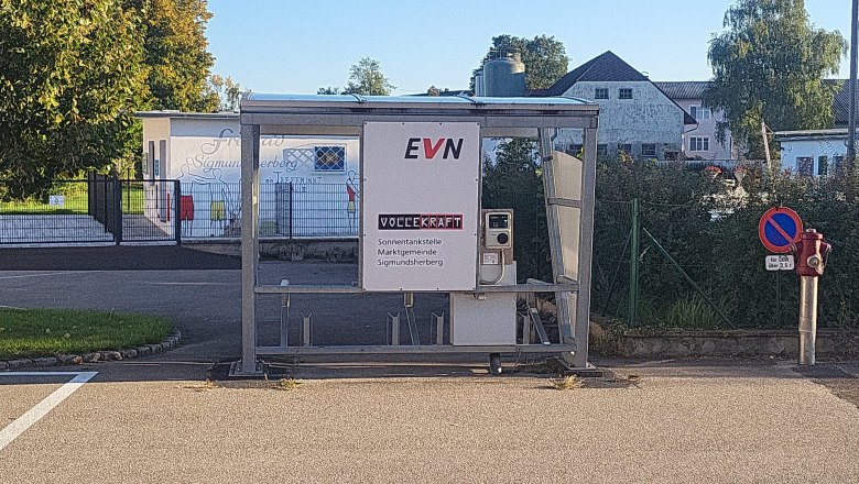 E-filling station in Sigmundsherberg, © Marktgemeinde Sigmundsherberg