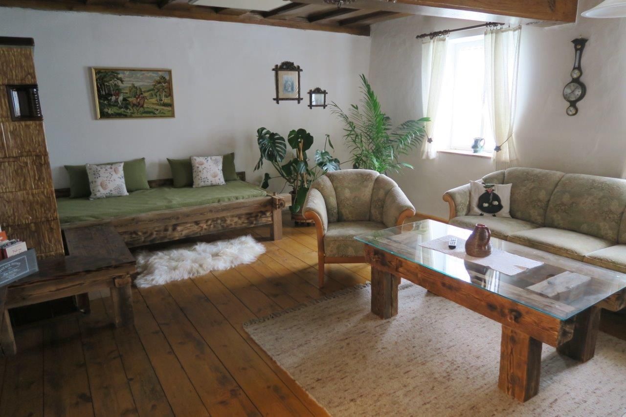 Vacation home Dörrmühle- Living room on the ground floor