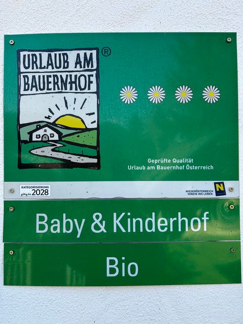 Baby & Kinderhof certificate