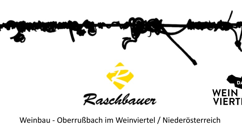 Logo of Raschbauer Weinbau in the Weinviertel, Lower Austria.