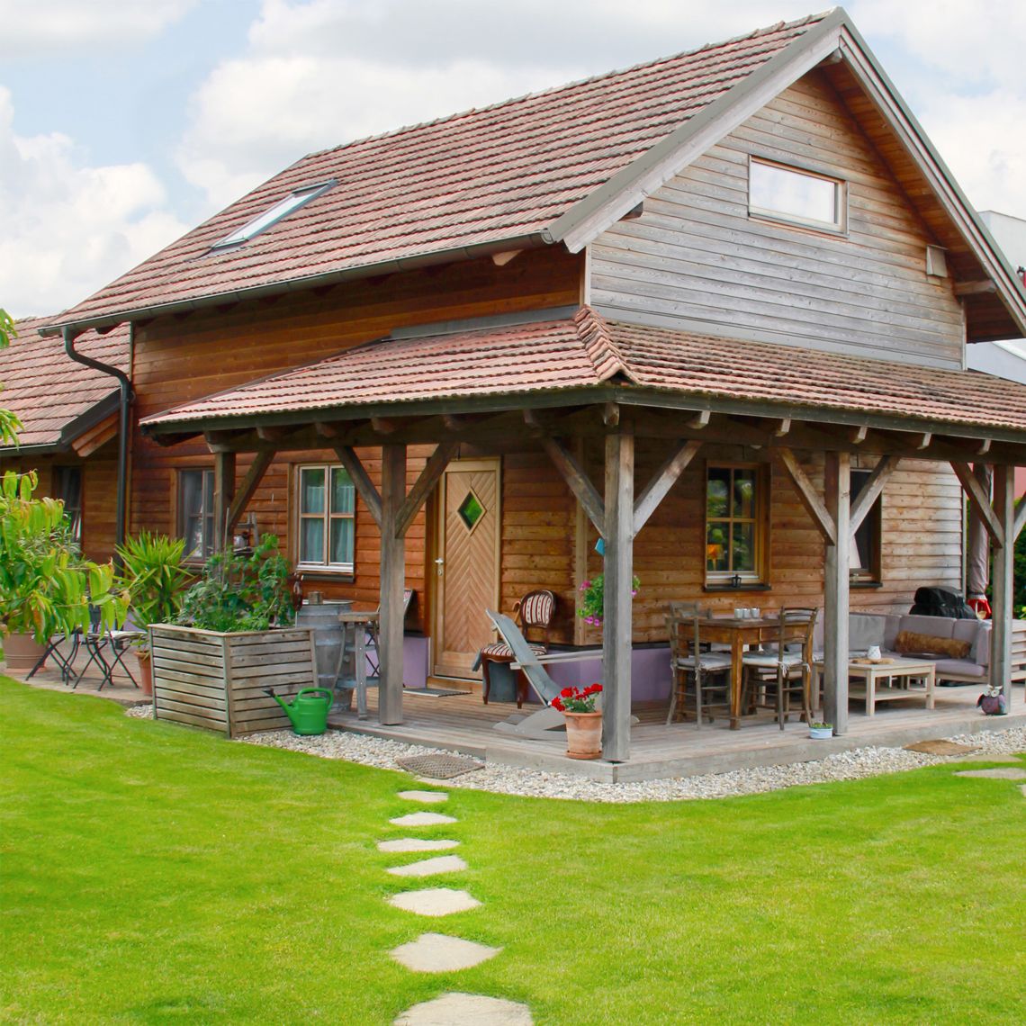 House and garden