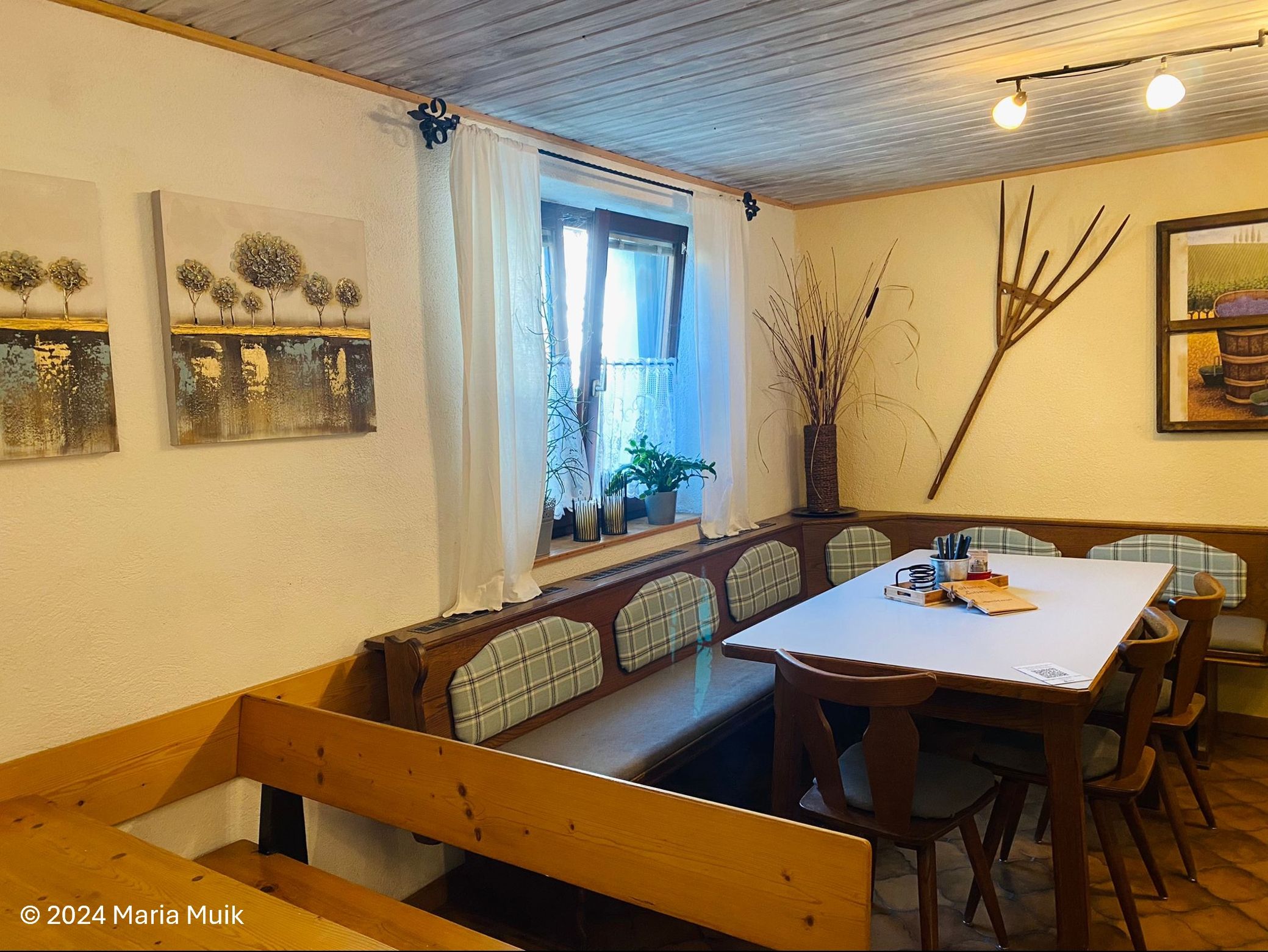 Restaurant from inside, sitting area