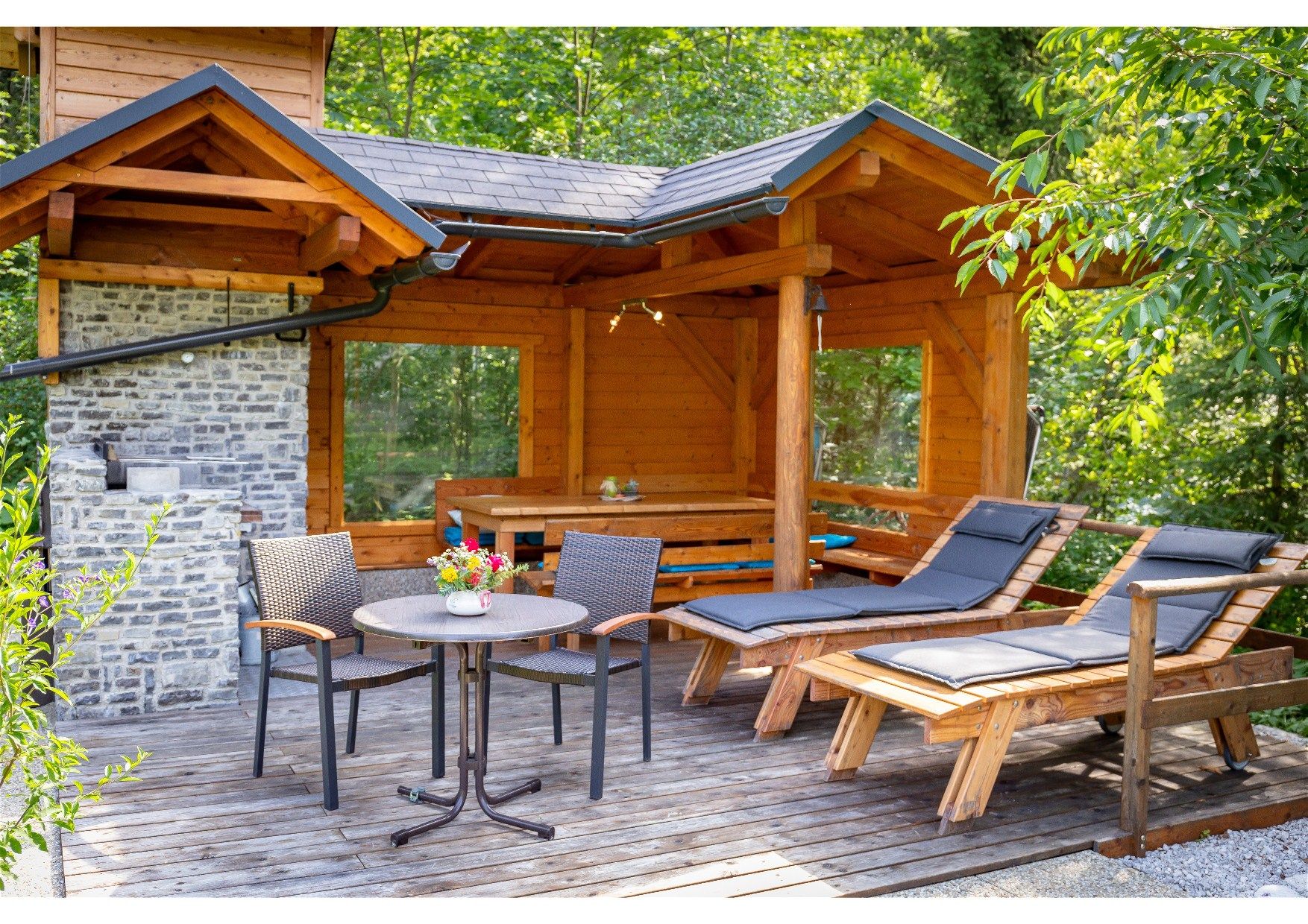 Relaxation in the garden is guaranteed