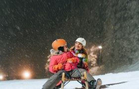 Tobogganing on Semmering