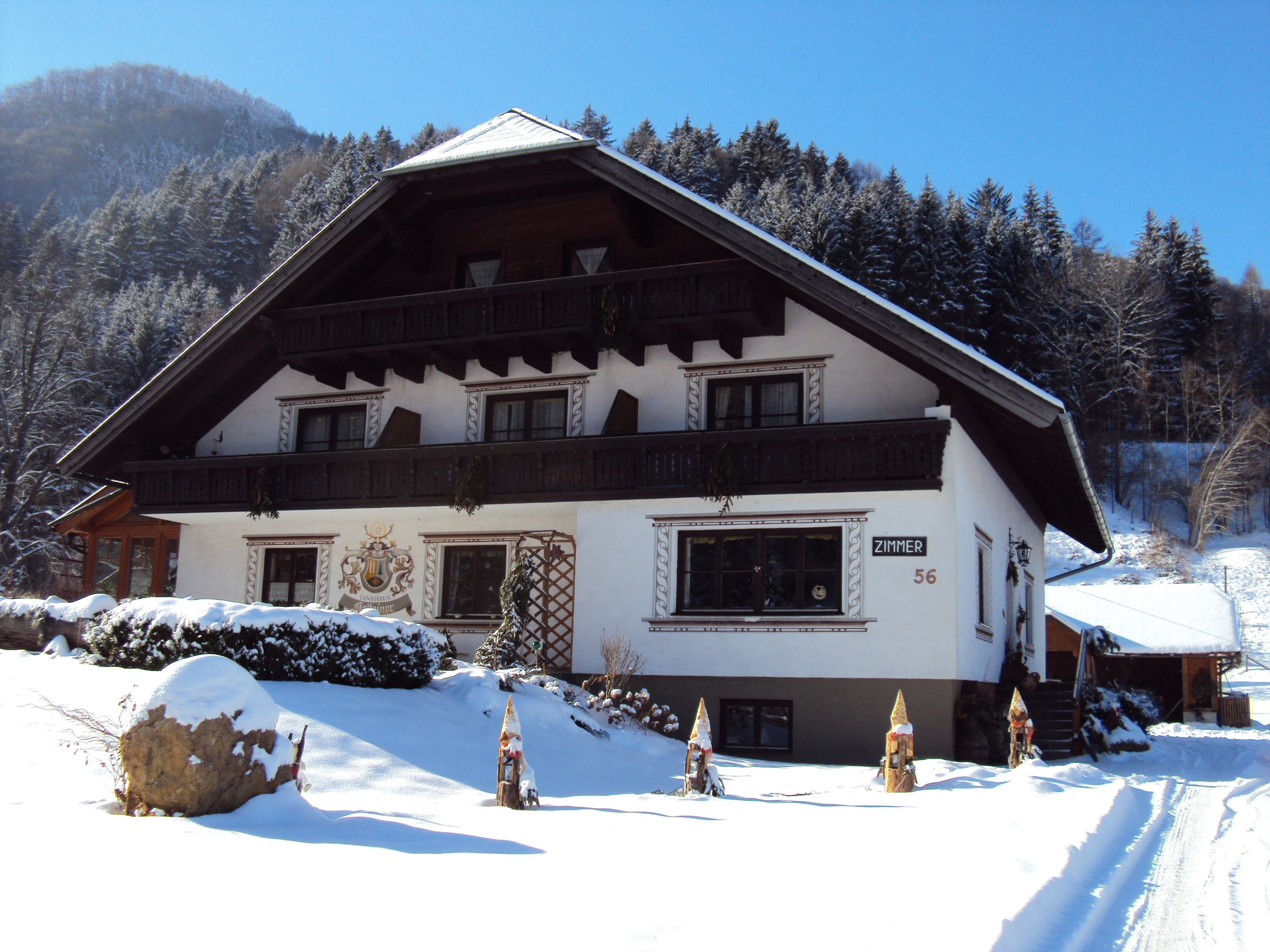 Landhaus Gasteiner in winter