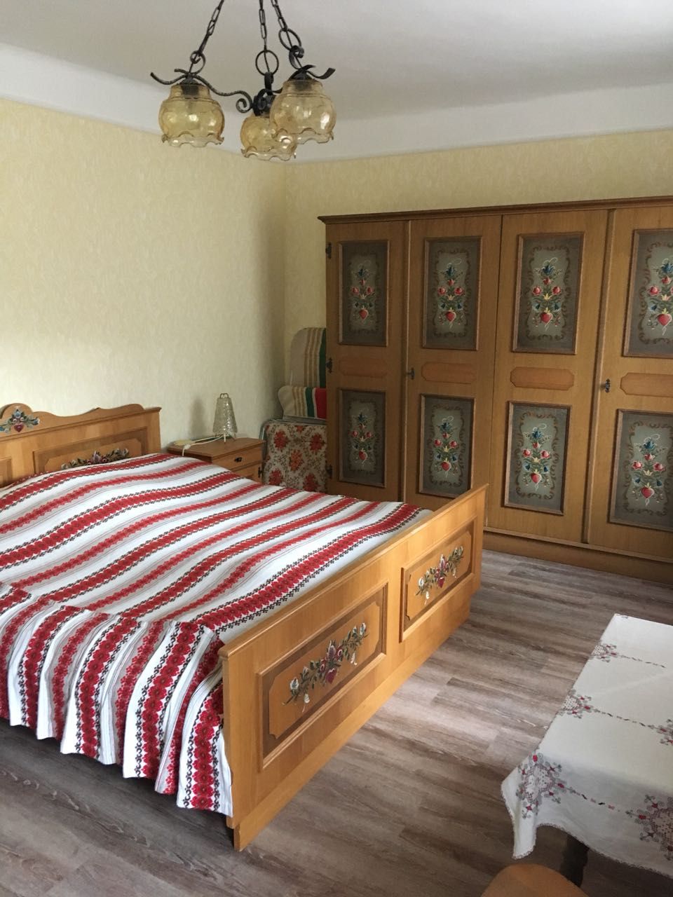 Front bedroom with real double bed