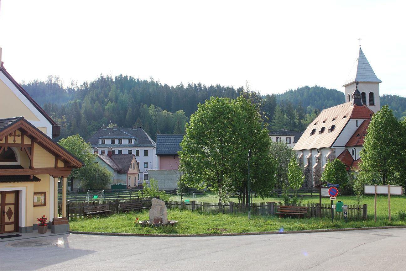 Mitterbach village square