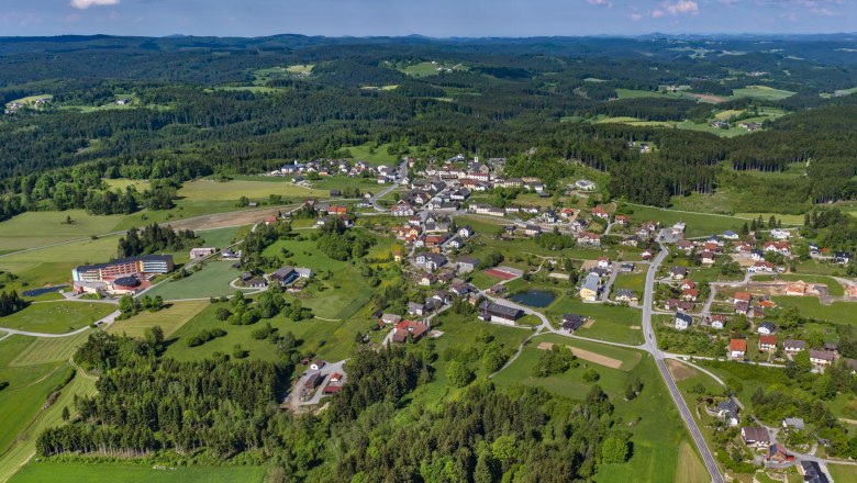 Aerial view of Bad Traunstein, &copy; Flyphoto Baumgartner
