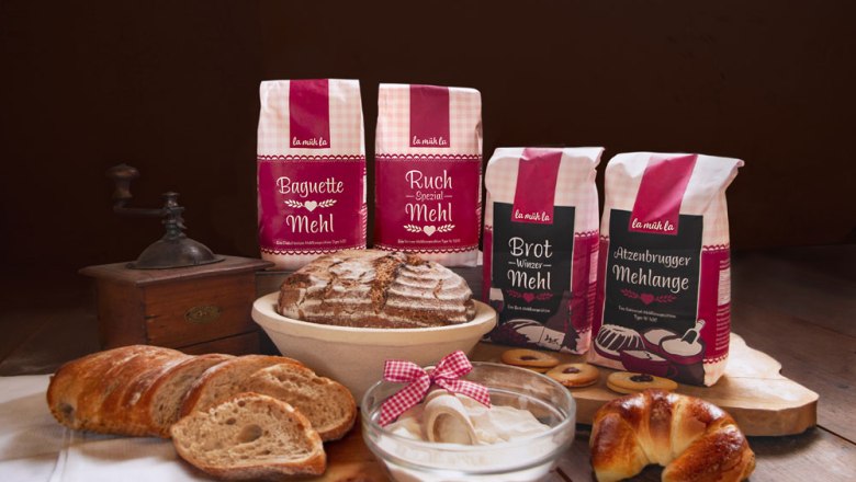 Langer Mühle, flour assortment, © Katrin Wieland & Julia Scharl