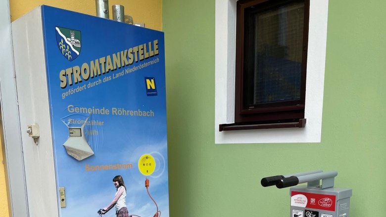 E-bike charging stations, &copy; Gemeinde R&ouml;hrenbach