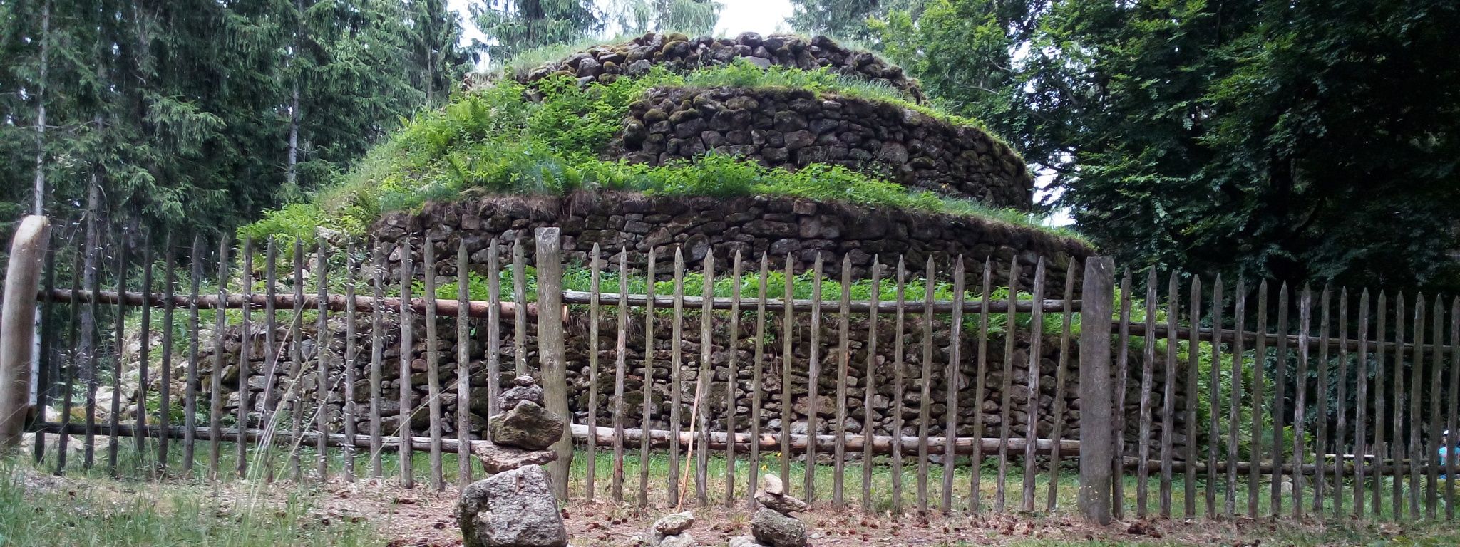 Stone pyramid approx. 3 km away