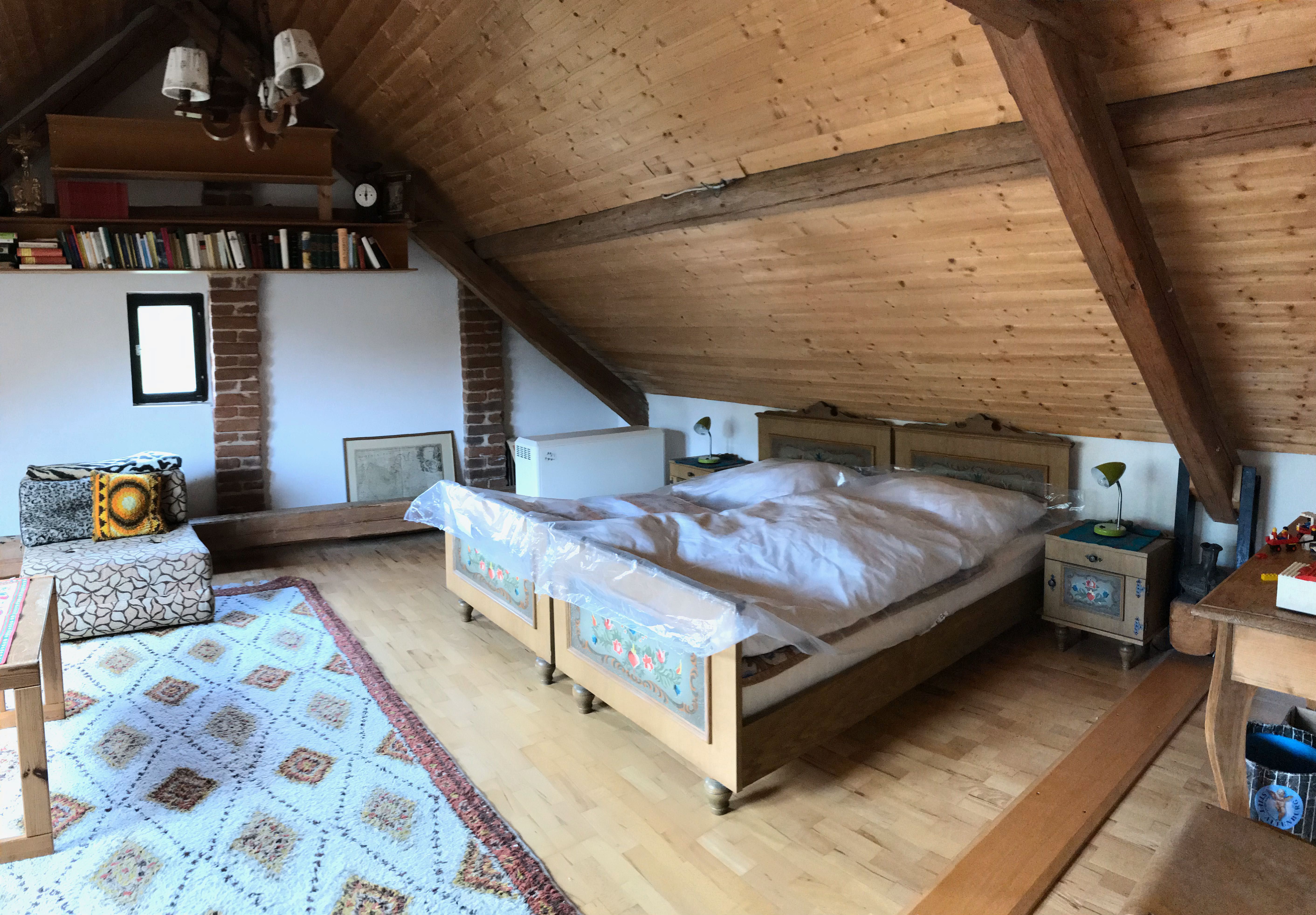 Attic - double bed