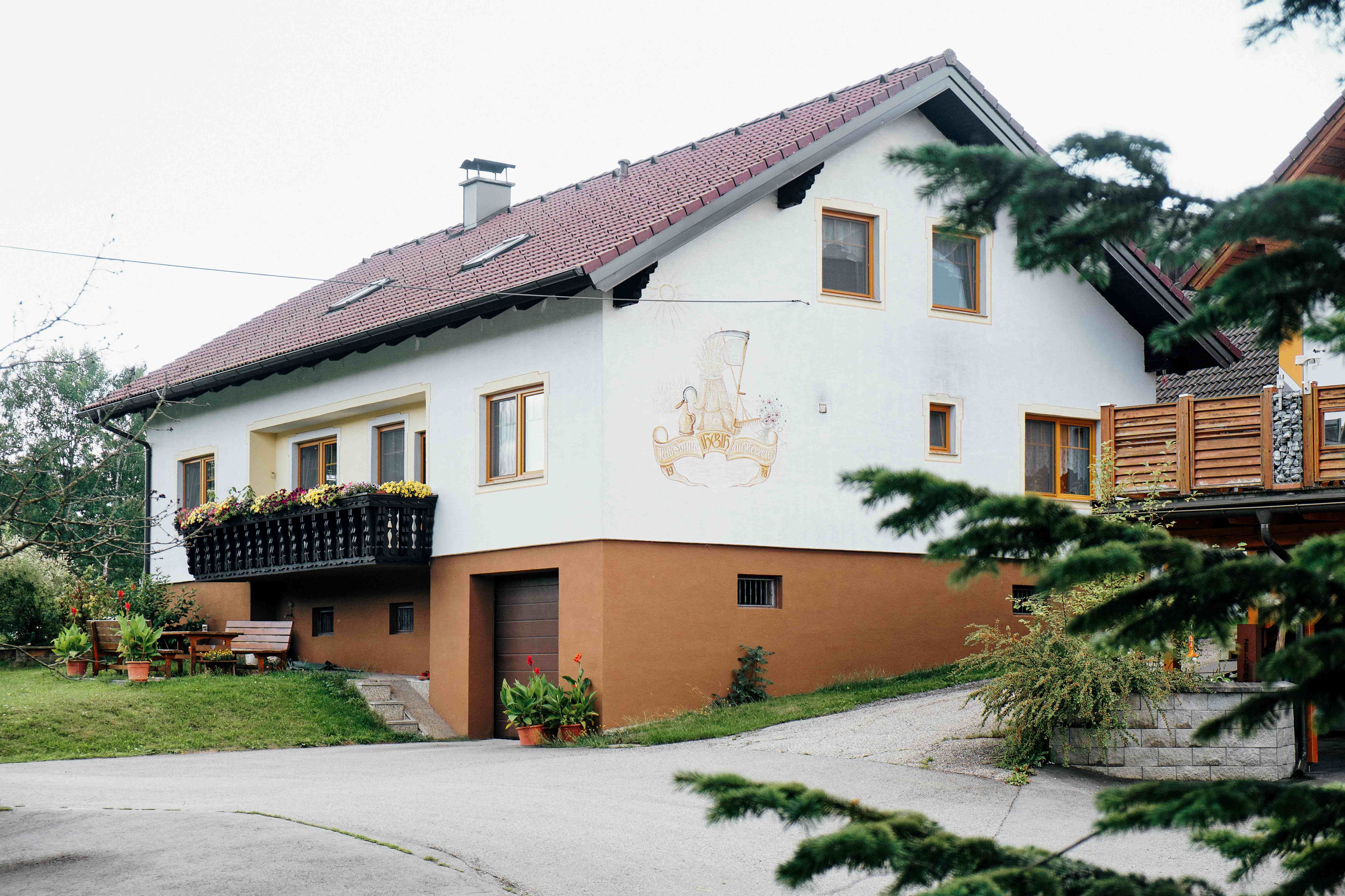 A view of our house with the vacation apartments on the 1st floor