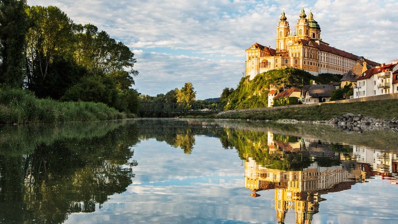 Melk Abbey is part of the UNESCO World Heritage Trail in Wachau, © Michael Liebert