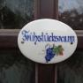Schild mit der Aufschrift "Frühstücksraum".
